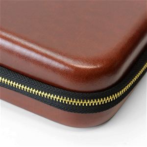 PU Leather EVA Pouch for Nintendo Switch (Brown)