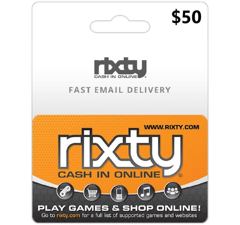 Rixty Gift Card 50 USD <span class="ext ext_digital">digital</span> image 1