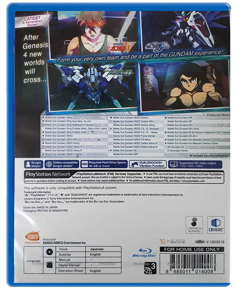 SD Gundam G Generation Cross Rays [English Cover] (English Subs) image 2