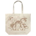 Wataten! An Angel Flew Down To Me Large Tote Bag Natural thumbnail 1