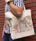 Wataten! An Angel Flew Down To Me Large Tote Bag Natural thumbnail 2