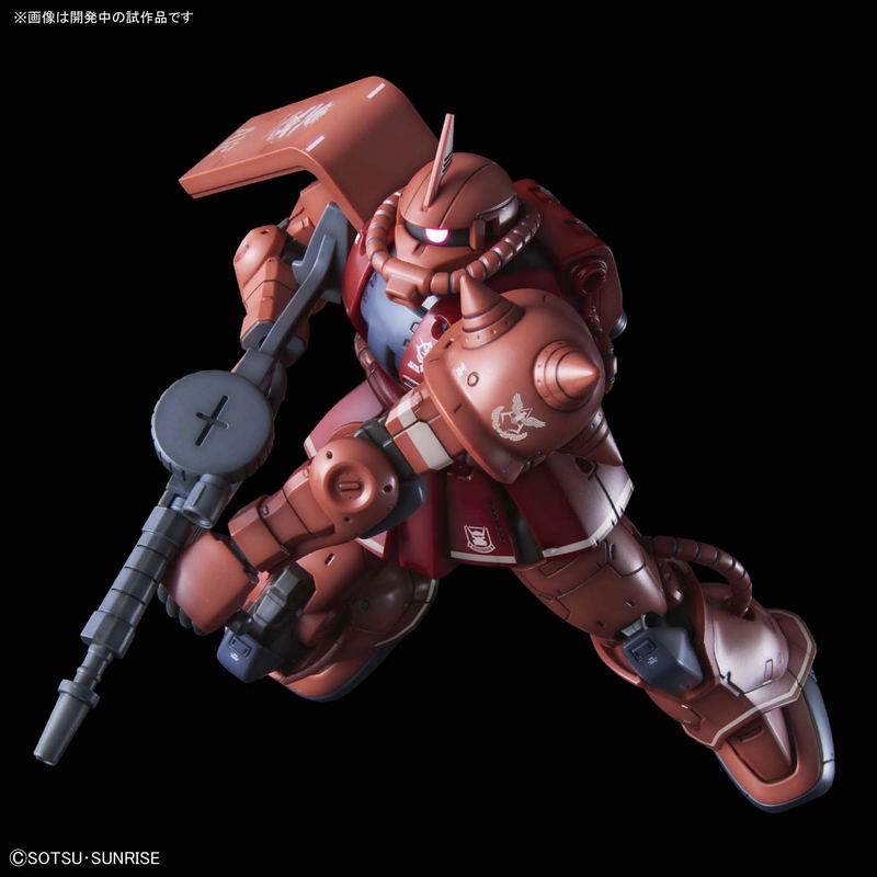 Mobile Suit Gundam The Origin 1/144 Scale Model Kit: Char Custom Zaku II Red Comet Ver. (HG) image 8