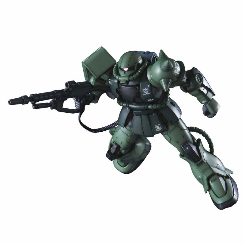 Mobile Suit Gundam The Origin 1/144 Scale Model Kit: Zaku II C-6/R6 Type (HG) image 1