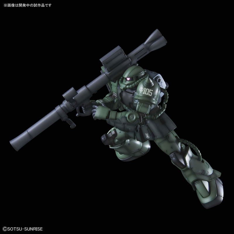 Mobile Suit Gundam The Origin 1/144 Scale Model Kit: Zaku II C-6/R6 Type (HG) image 2