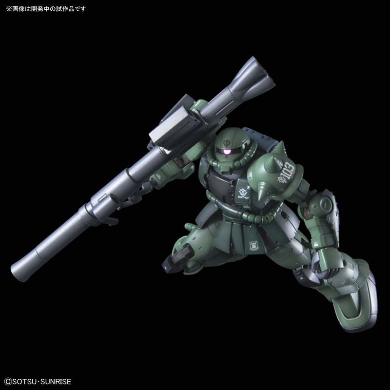 Mobile Suit Gundam The Origin 1/144 Scale Model Kit: Zaku II C-6/R6 Type (HG) image 8