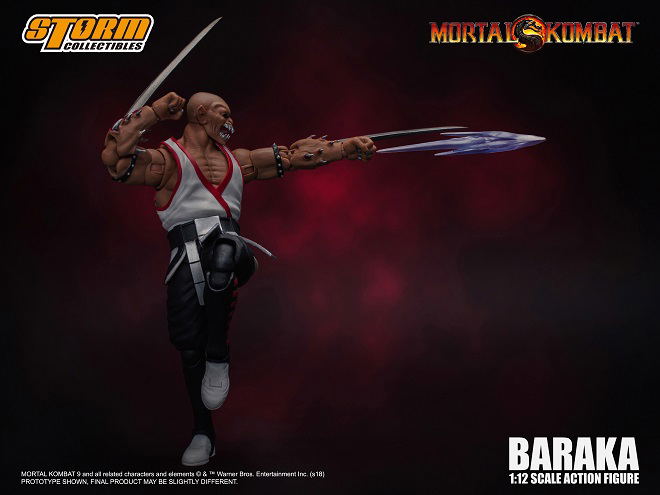 Mortal Kombat 1/12 Scale Pre-Painted Action Figure: Baraka image 9