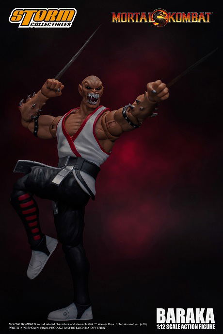 Mortal Kombat 1/12 Scale Pre-Painted Action Figure: Baraka image 10