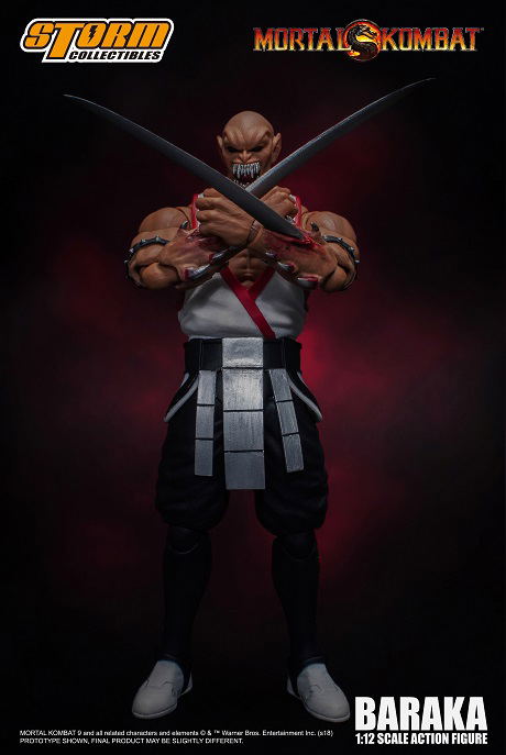 Mortal Kombat 1/12 Scale Pre-Painted Action Figure: Baraka image 11