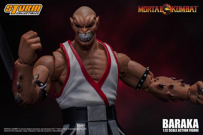 Mortal Kombat 1/12 Scale Pre-Painted Action Figure: Baraka image 13