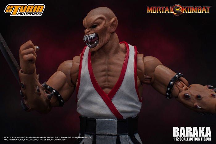 Mortal Kombat 1/12 Scale Pre-Painted Action Figure: Baraka image 14
