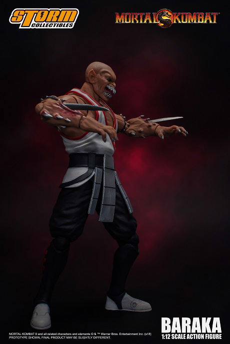Mortal Kombat 1/12 Scale Pre-Painted Action Figure: Baraka image 2