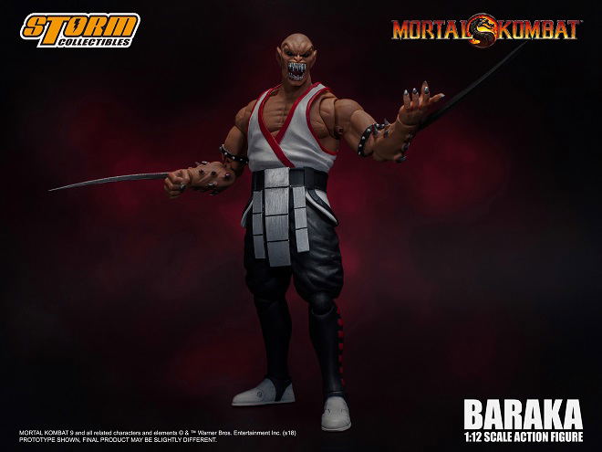 Mortal Kombat 1/12 Scale Pre-Painted Action Figure: Baraka image 3