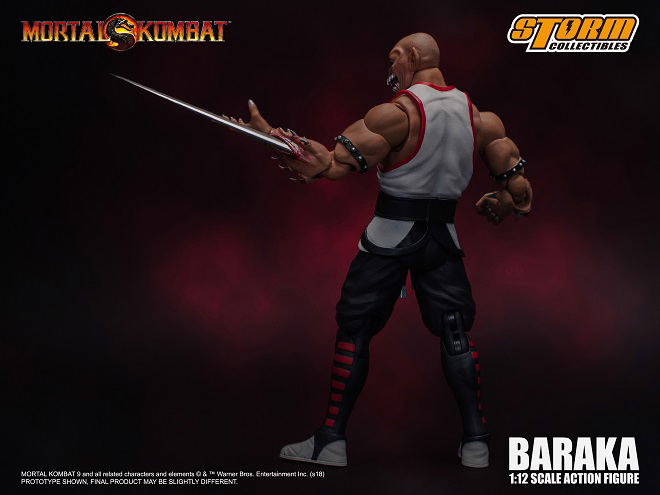 Mortal Kombat 1/12 Scale Pre-Painted Action Figure: Baraka image 4