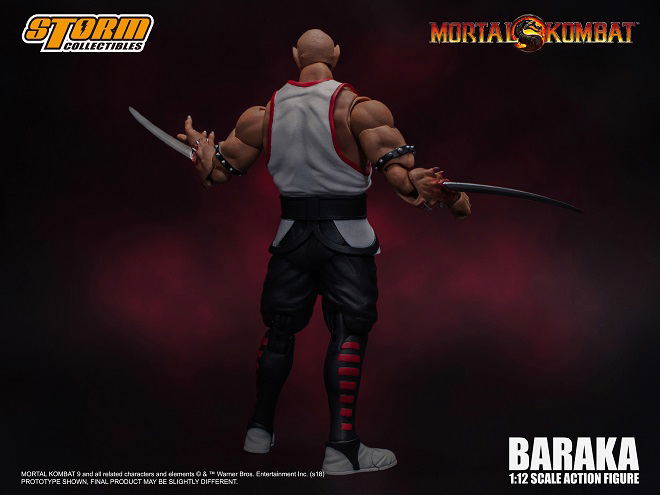 Mortal Kombat 1/12 Scale Pre-Painted Action Figure: Baraka image 5