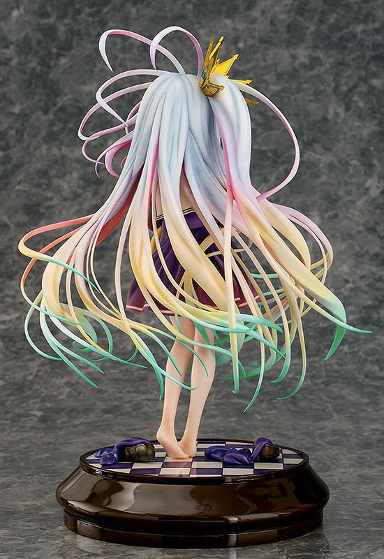 No Game No Life 1/7 Scale Pre-Painted Figure: Shiro Tuck Up Ver. image 5
