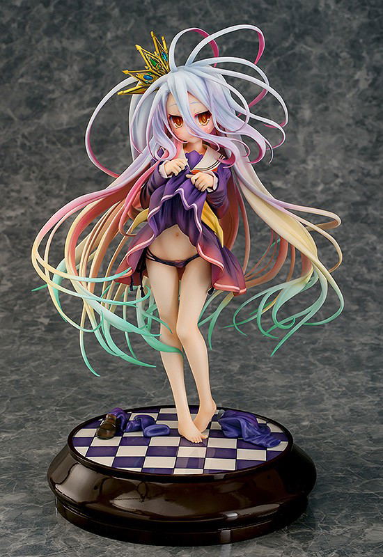 No Game No Life 1/7 Scale Pre-Painted Figure: Shiro Tuck Up Ver. image 2