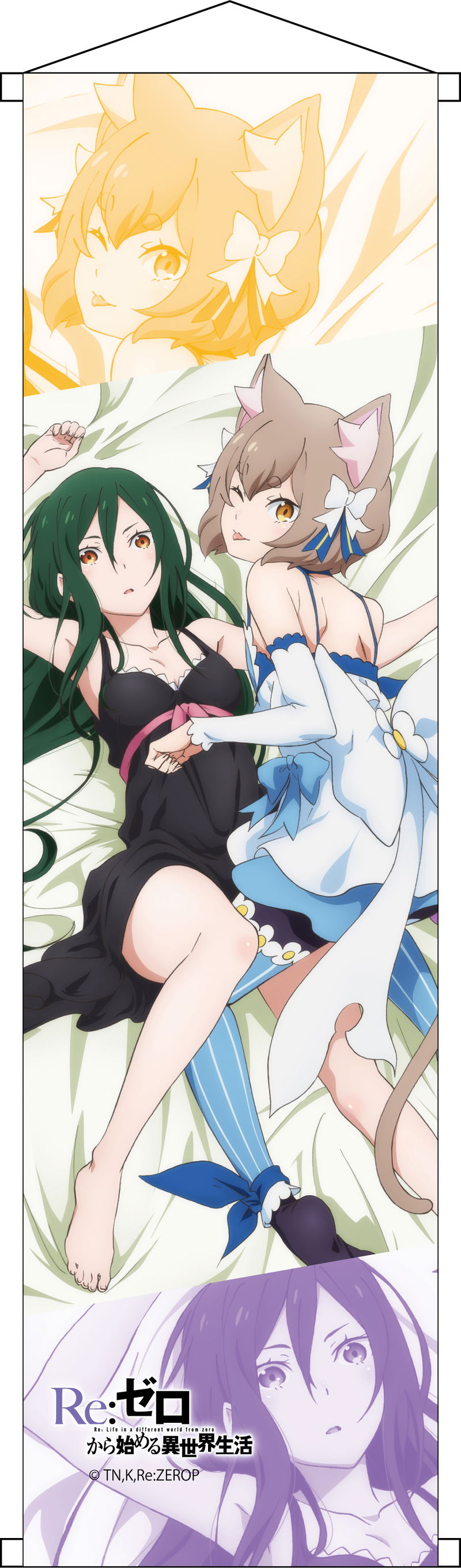 Re:Zero kara Hajimeru Isekai Seikatsu Mini Wall Scroll: Crusch & Ferris image 1