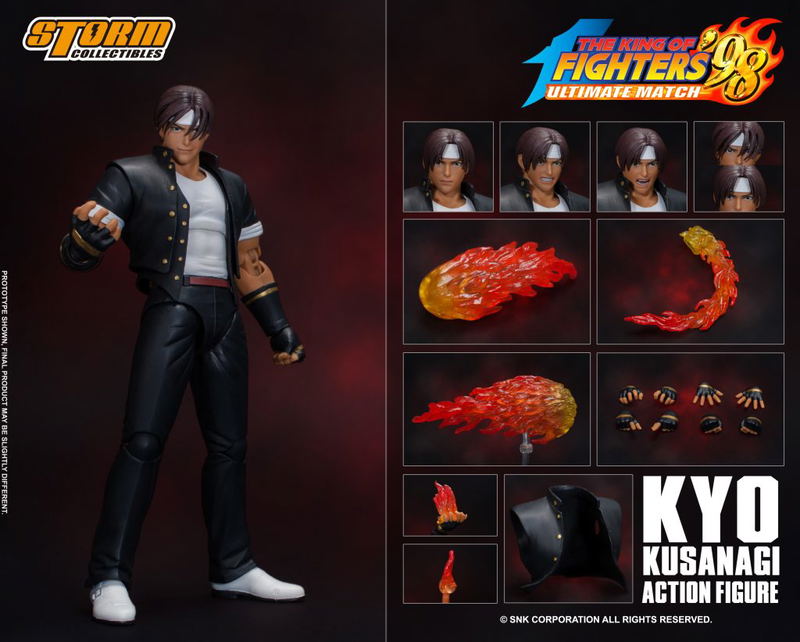 The King of Fighters '98 Ultimate Match Pre-Painted Action Figure: Kyo Kusanagi image 13