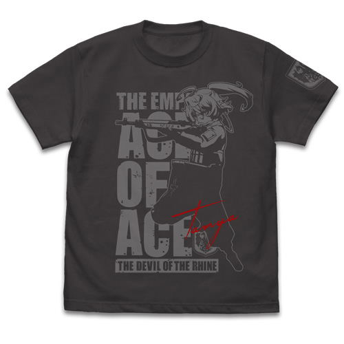Theatrical Feature Saga Of Tanya The Evil - Tanya Degurechaff T-shirt Sumi (L Size) image 1