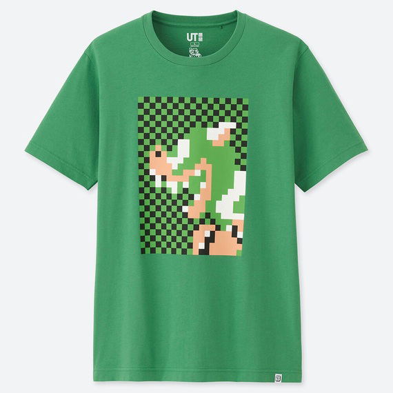 UT Nintendo Super Mario Family Museum - 8-bit Bowser Men's T-shirt ...