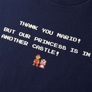 UT Nintendo Super Mario Family Museum - Another Castle Men's T-shirt Navy (M Size)