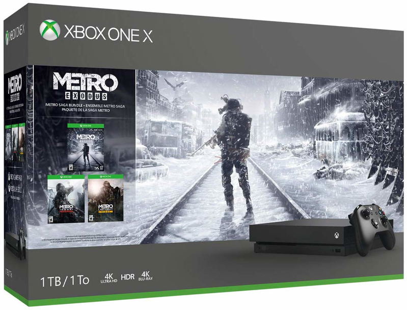 Xbox One X 1TB (Metro Saga Bundle) image 1