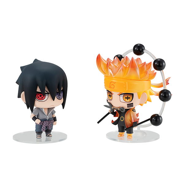 Chimi Mega Buddy Series No. 003 Naruto Shippuden: Naruto Uzumaki & Sasuke Uchiha Ninkai Taisen Set (Re-run) image 1