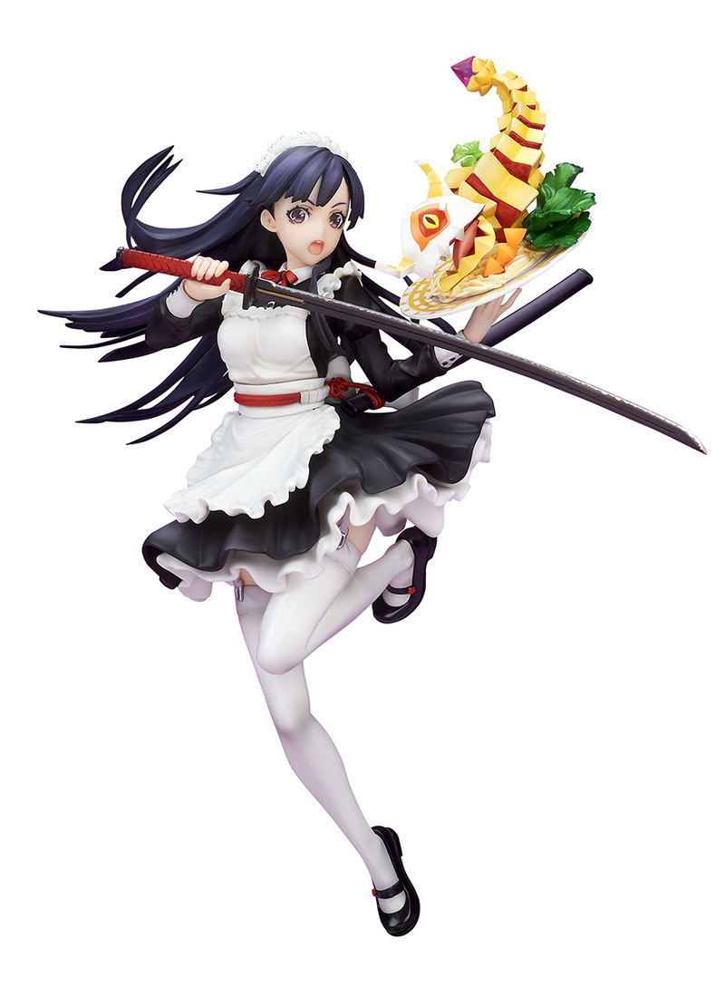 7th Dragon 2020-II 1/7 Scale Pre-Painted Figure: Samurai (Katanako) Maid Style image 1
