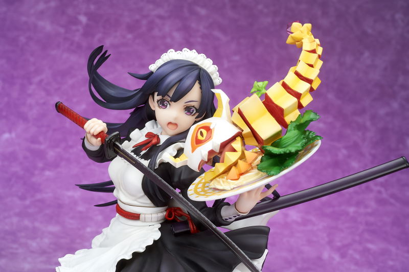 7th Dragon 2020-II 1/7 Scale Pre-Painted Figure: Samurai (Katanako) Maid Style image 7