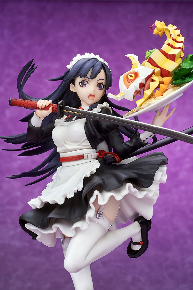 7th Dragon 2020-II 1/7 Scale Pre-Painted Figure: Samurai (Katanako) Maid Style image 9