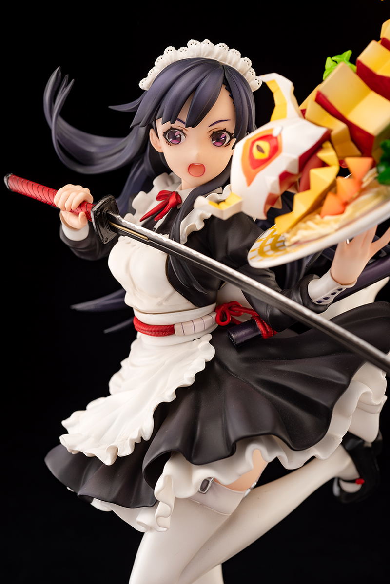 7th Dragon 2020-II 1/7 Scale Pre-Painted Figure: Samurai (Katanako) Maid Style image 11