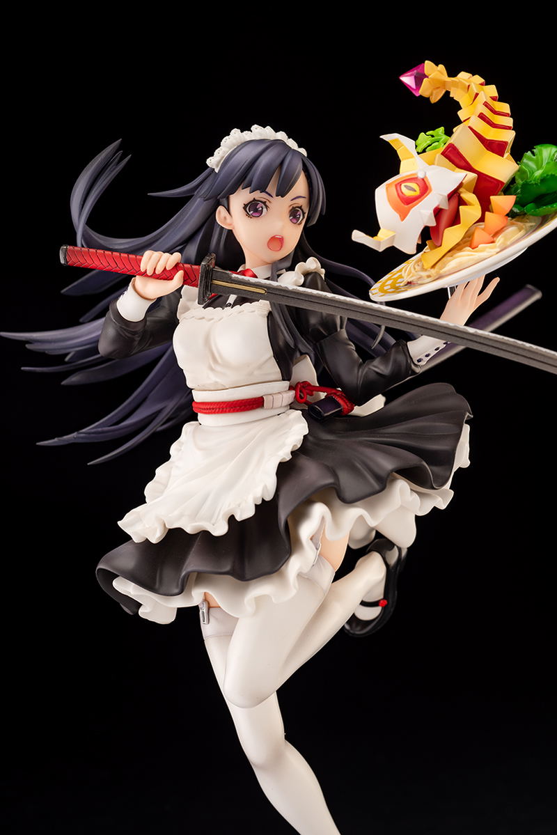 7th Dragon 2020-II 1/7 Scale Pre-Painted Figure: Samurai (Katanako) Maid Style image 13