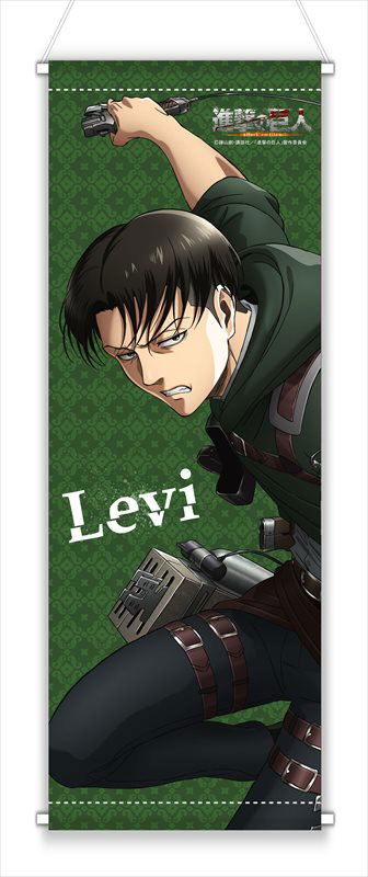 Attack on Titan Original Illustration Slim Wall Scroll: Levi image 1