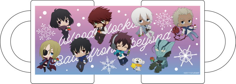 Blood Blockade Battlefront And Beyond Mug Cup - Puni Chara Snow Ver. image 1
