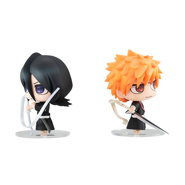 Chimi Mega Buddy Series No. 005 Bleach: Ichigo Kurosaki & Rukia Kuchiki Shinigami Set image 4
