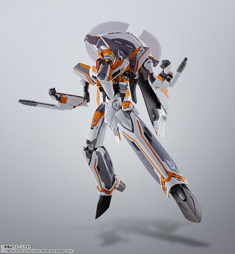 DX Chogokin Macross Delta: VF-31E Siegfried Chuck Mustang Custom image 2