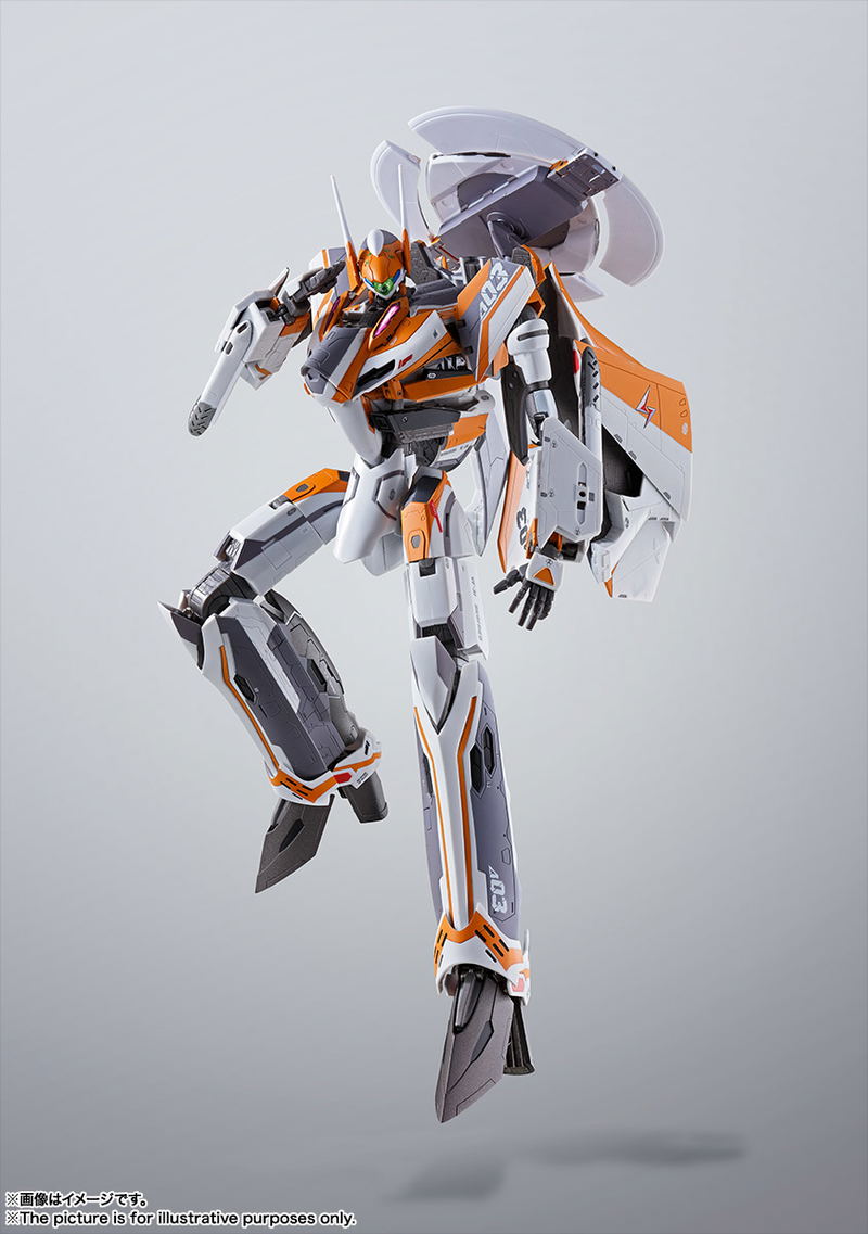 DX Chogokin Macross Delta: VF-31E Siegfried Chuck Mustang Custom image 3