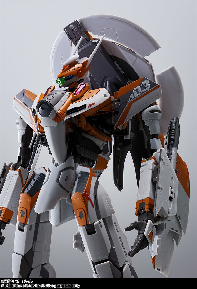 DX Chogokin Macross Delta: VF-31E Siegfried Chuck Mustang Custom image 6
