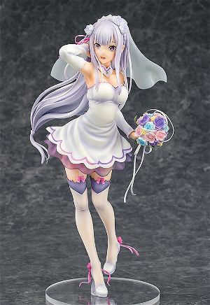 Re:Zero Starting Life in Another World 1/7 Scale Pre-Painted Figure: Emilia Wedding Ver. (Re-run)