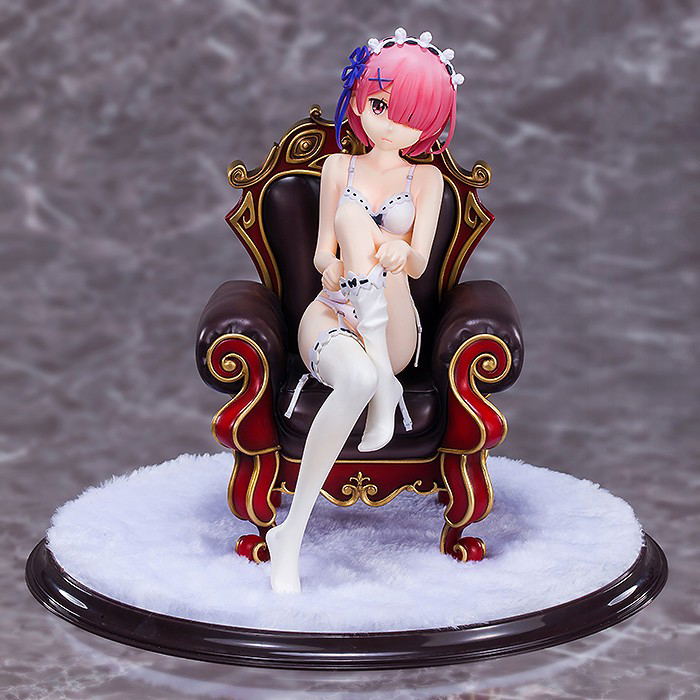 Re:ZERO -Starting Life in Another World- 1/7 Scale Pre-Painted Figure: Ram Lingerie Ver. image 2