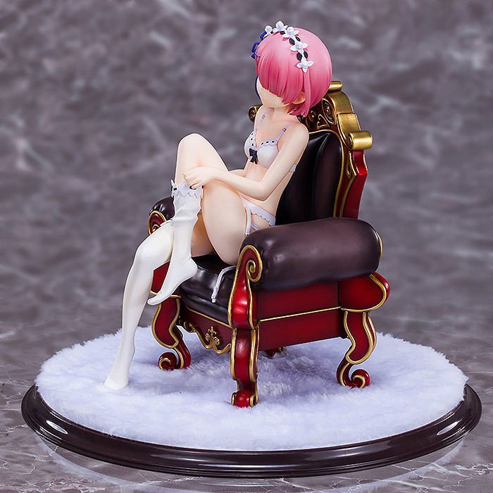 Re:ZERO -Starting Life in Another World- 1/7 Scale Pre-Painted Figure: Ram Lingerie Ver. image 4