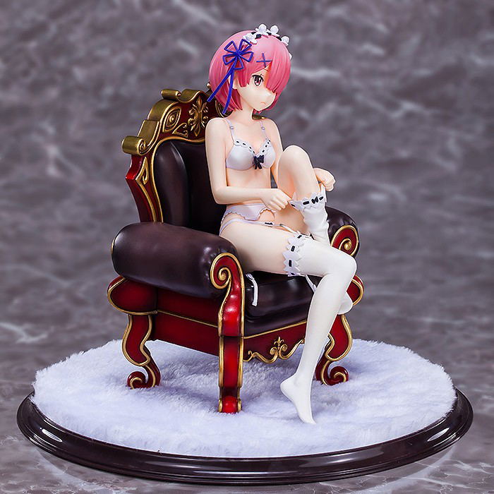 Re:ZERO -Starting Life in Another World- 1/7 Scale Pre-Painted Figure: Ram Lingerie Ver. image 6