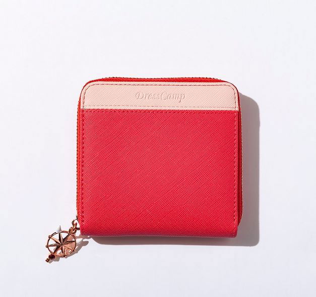 Cardcaptor Sakura - Sakura Kinomoto Model Bicolor Half Wallet Pastel Red image 1