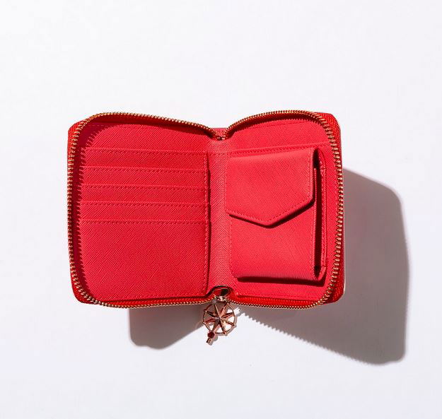 Cardcaptor Sakura - Sakura Kinomoto Model Bicolor Half Wallet Pastel Red image 7