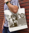 Pastel Memories - Izumi Asagi Large Tote Bag Natural thumbnail 2