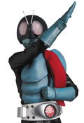 Real Action Heroes Kamen Rider No. 782 1/6 Scale Action Figure: Kamen Rider Old No. 1 & Cyclone Ultimate Set thumbnail 4