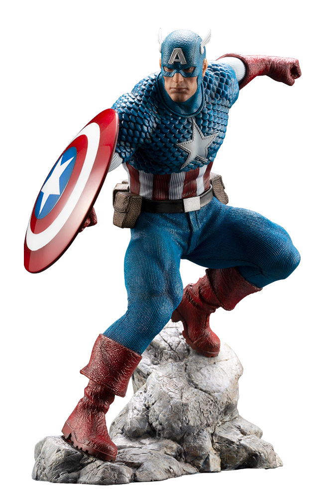 Artfx Premier Marvel Universe 1/10 Scale Pre-Painted Figure: Captain America image 1