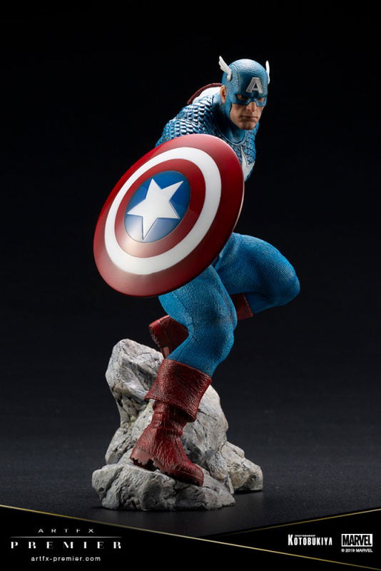 Artfx Premier Marvel Universe 1/10 Scale Pre-Painted Figure: Captain America image 4