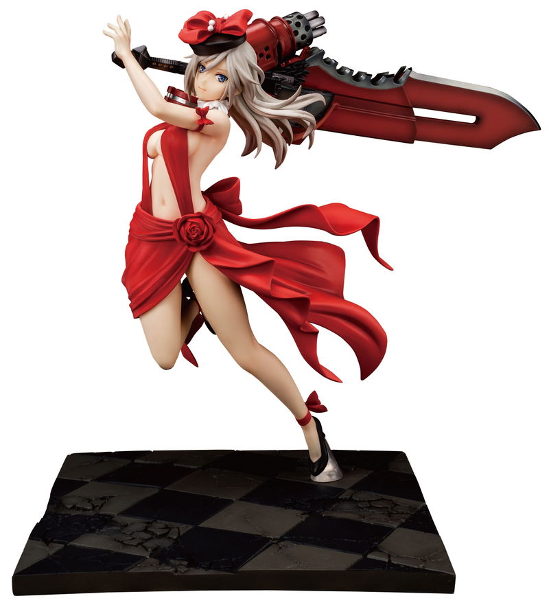 God Eater 1/7 Scale Pre-Painted Figure: Alisa Ilinichina Amiella Crimson Anniversary Dress Ver. image 1
