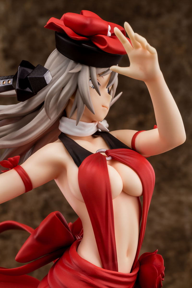 God Eater 1/7 Scale Pre-Painted Figure: Alisa Ilinichina Amiella Crimson Anniversary Dress Ver. image 4